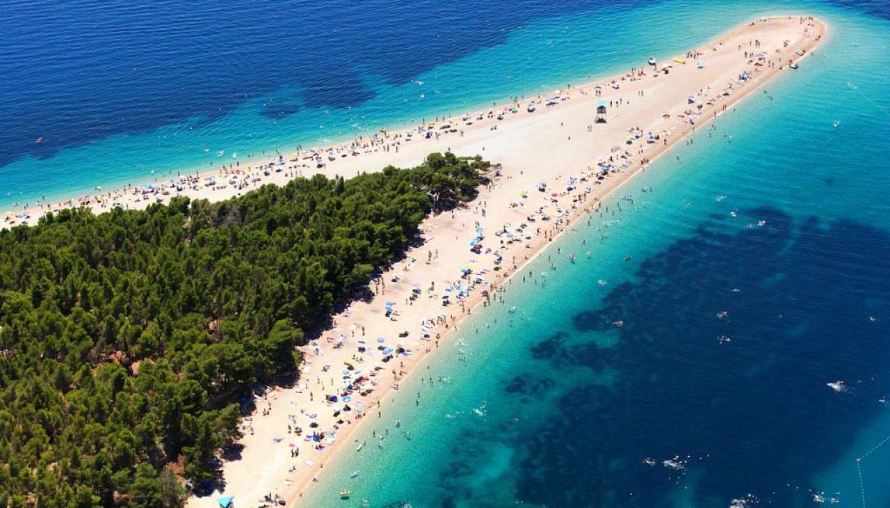 wyspa Brač - plaża - Złoty Róg